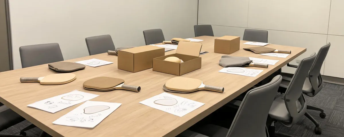 Paddle procurement discussion with samples and packaging